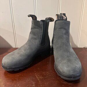 Blundstone Boots 1630 High Top, Size 6.5 US, Rustic Black